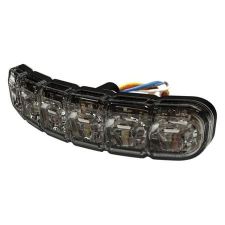 Ecco Safety Group ECCED3794RA Directional 12 LEDs Flexible Surface Mount Dual Color 12-24V DC Red & Amber Light