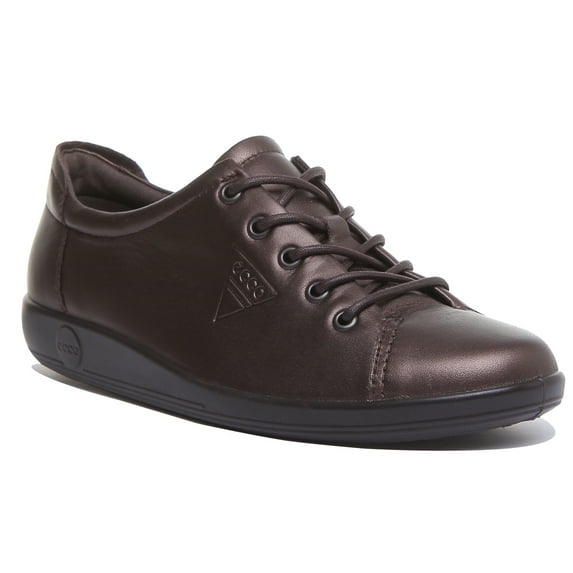 Ecco Soft 2 Women's Lace Up Casual Metallic Shoes Size 10/10.5