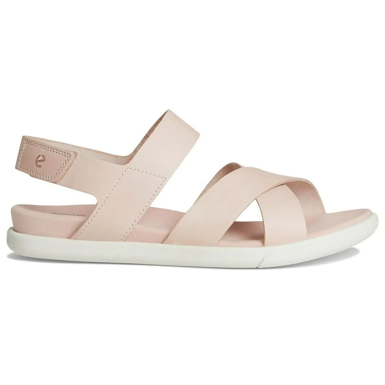 Ecco Womens Samara Brushed Nubuck Rose Dust Sandals US