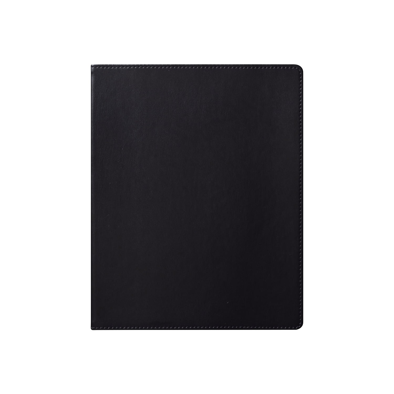 Eccolo Simple Faux Leather Journal 8"W x 10"H Black (D521N) 865886