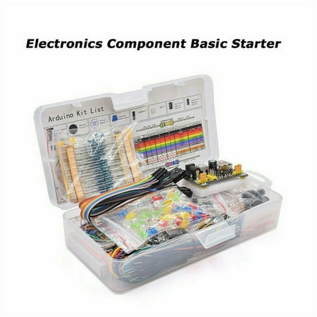 Eccomum Electronic Components Kit 830 Connect Points Breadboard Cable Resistor Applicable For