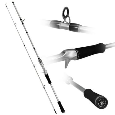 Eccomum Flexible Fishing Rods, Spinning Rods & Casting Rods, Lightweight Trout Rods 2 Pieces Cork Handle Crappie Fishing