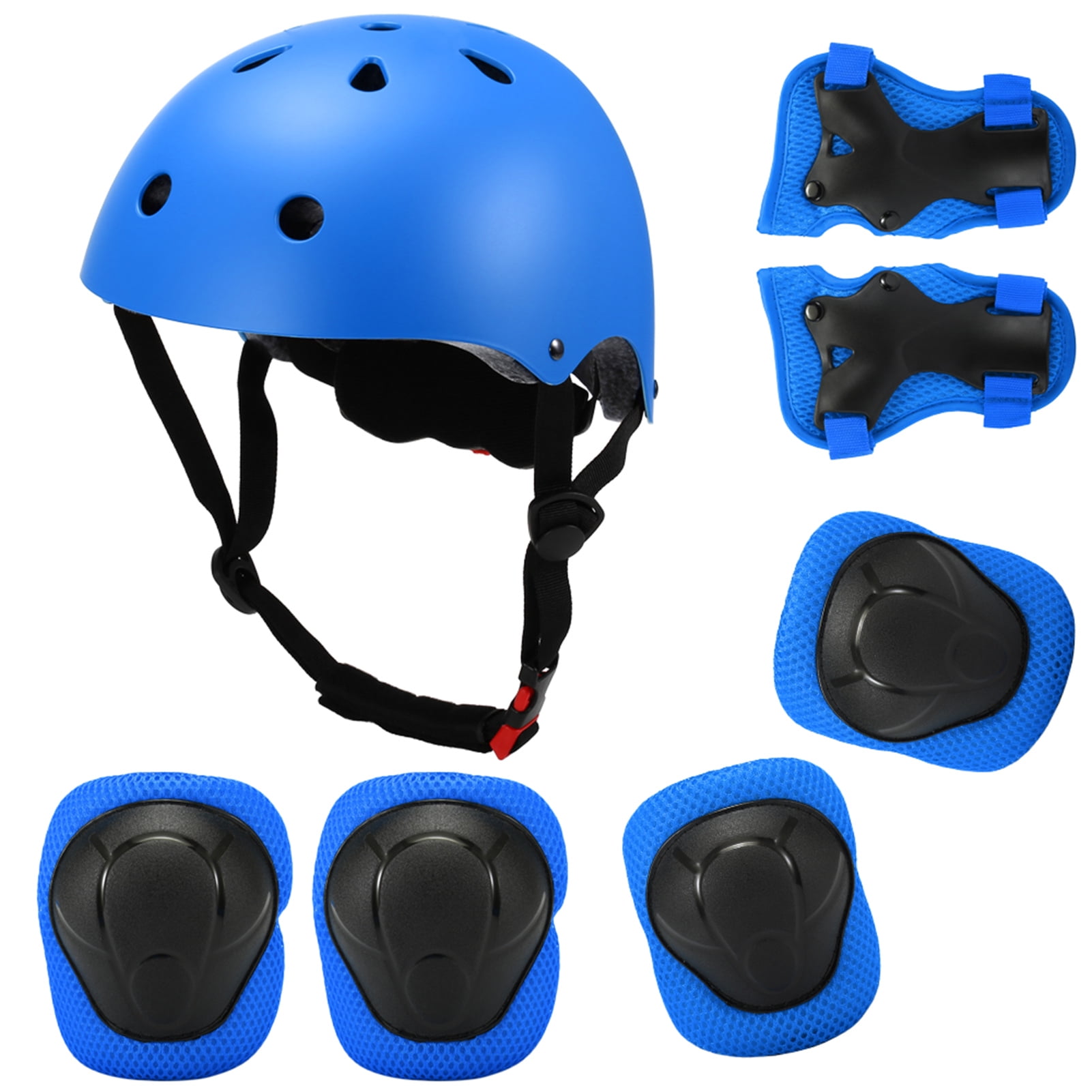 7 in 1 Kids Adjustable Helmet Protective Pads Set for Cycling Skating Scooters Walmart