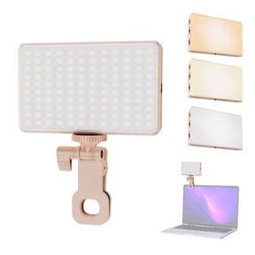 Eccomum LED Rechargeable Selfie Light for Phone Clip on Portable Phone Ring Light for Phone and Computer Camera Photography Zoom Meetings,Three Modes,Adjustable Brightness