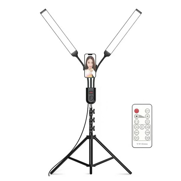 Eccomum LED Video Light Flexible Double Arms Beauty Light with