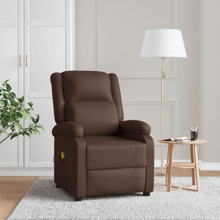 Aibecy Massage Chair Brown Faux Leather