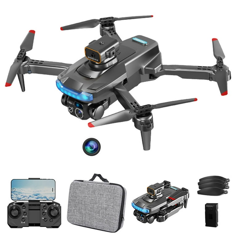 Loolinn | Drones for Kids with Camera - Mini Drone, Remote Control  Quadcopter UAV with 90° Adjustable Camera, Security Guards, FPV Real Time