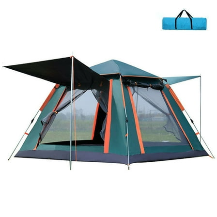 Eccomum  Outdoor 2/4 Person Automatic Quick-opening Tent, Travel Camping Tent, Rainproof Sunshine-proof Tent Fishing Hiking Sunshine Shelter