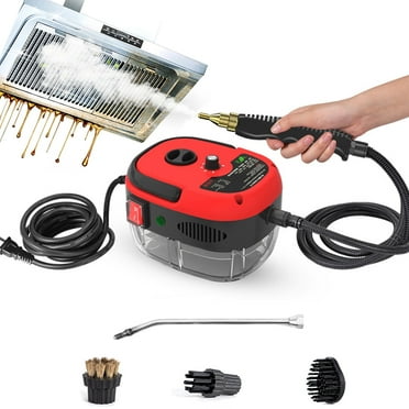 Eccomum Steam Cleaner, Handheld High Temperature Pressurized Steamer for Cleaning, with 3Pcs Brush Heads for Kitchen/Furniture/Bathroom/Car