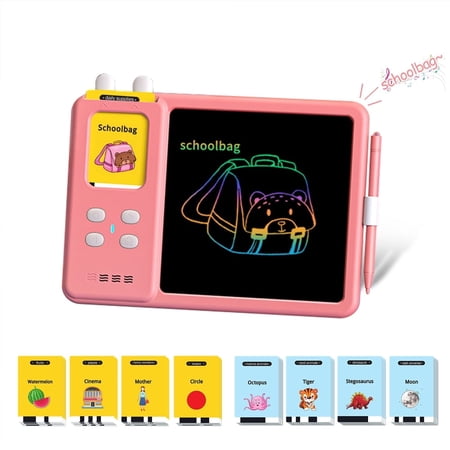 Eccomum Talking Flash Cards for Toddlers 3+ Years Old-224 Sight Words Montessori Learning Toys with Interactive Writing Board,Educational Toy for Kids