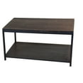 thumbnail image 1 of Eccostyle 2-Tier Solid Bamboo Steel Frame Coffee Table - Brushed Brown, 1 of 7