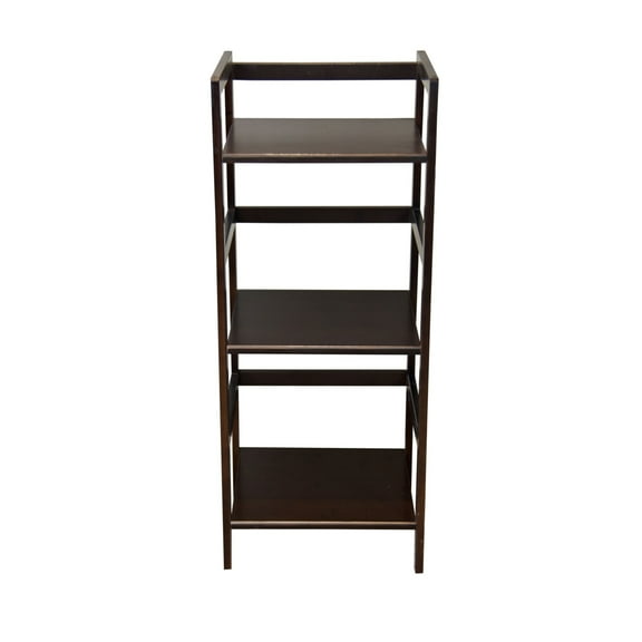 Eccostyle 3-Tier Bamboo Frame Stackable Tower Shelf - Espresso