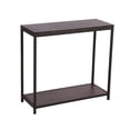 thumbnail image 1 of Eccostyle Rustic Bamboo Steel Entryway Table, Brown Matte, 1 of 6
