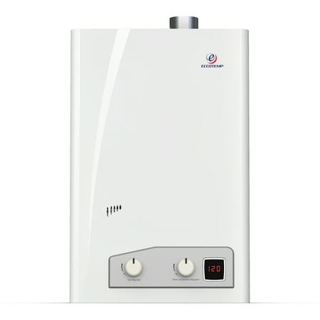 Eccotemp Indoor Home Liquid Propane Powered Tankless Hot Water Heater, White