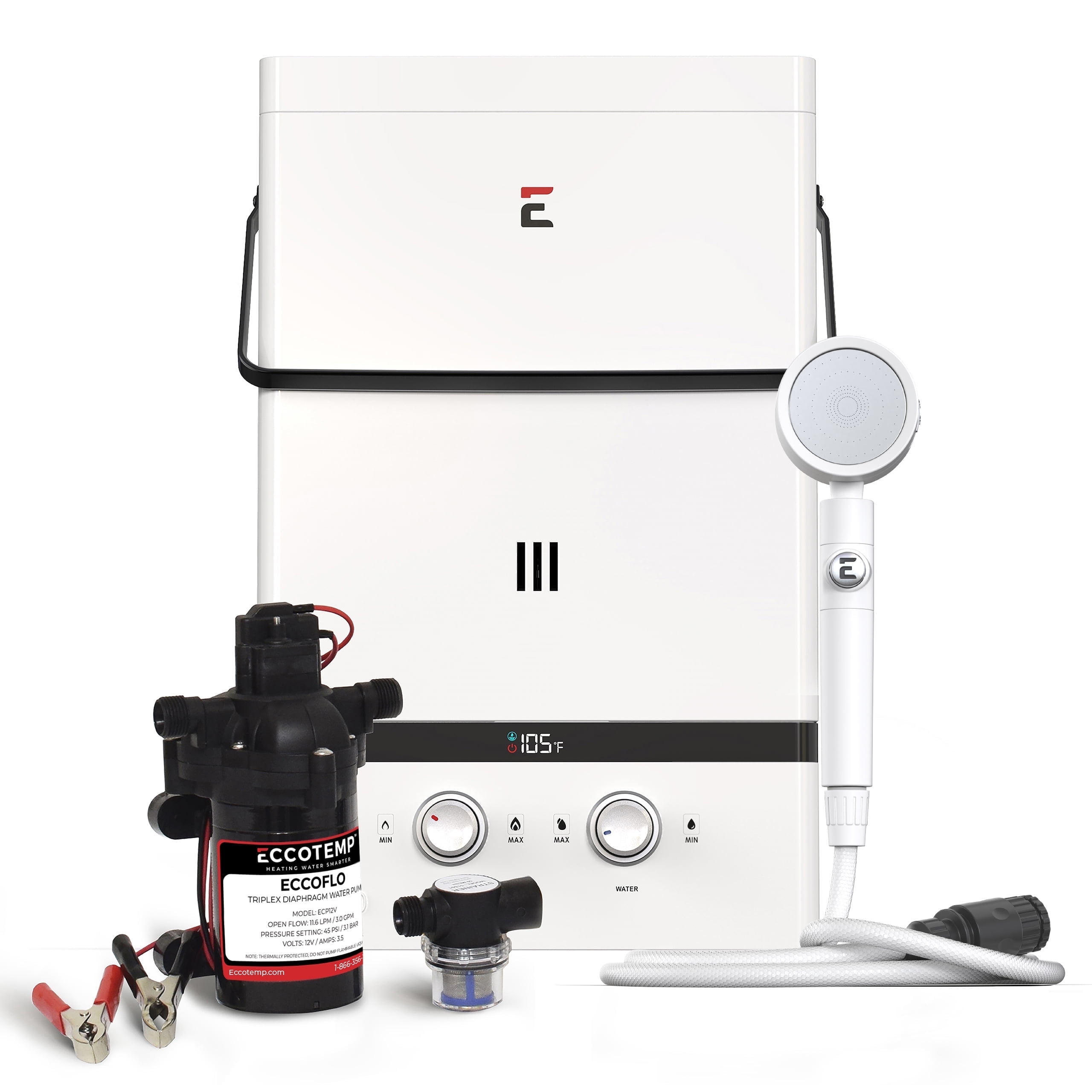 Eccotemp L5 Eco Temp Tankless Hot Water Heater Eccotemp Luxe GPM