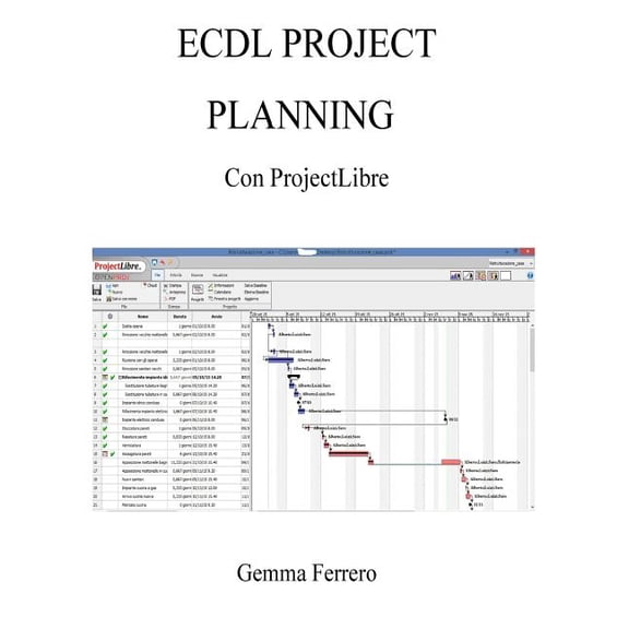 Ecdl Project Planning con ProjectLibre: Su Windows 7, 8.1, 10 e Ubuntu 14.04 (Paperback)