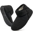 thumbnail image 1 of Ecetana Bootie Slippers for Women Furry Warm Slippers Sock Shoes Cozy Hook-Loop House Slippers, 1 of 7