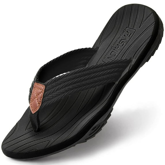 Ecetana Flip Flops for Men Comfort Thong Sandals Non-Slip Beach Sandals for Men