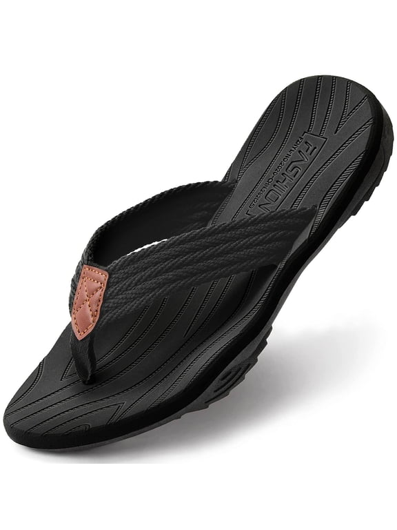 Flip Flops for Men Comfort Thong Sandals Non-Slip Beach Sandals for Men