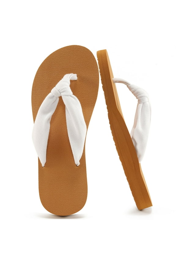Flip Flops for Women Comfort Yoga Mat Summer Beach Thong Sandals with Arch Support