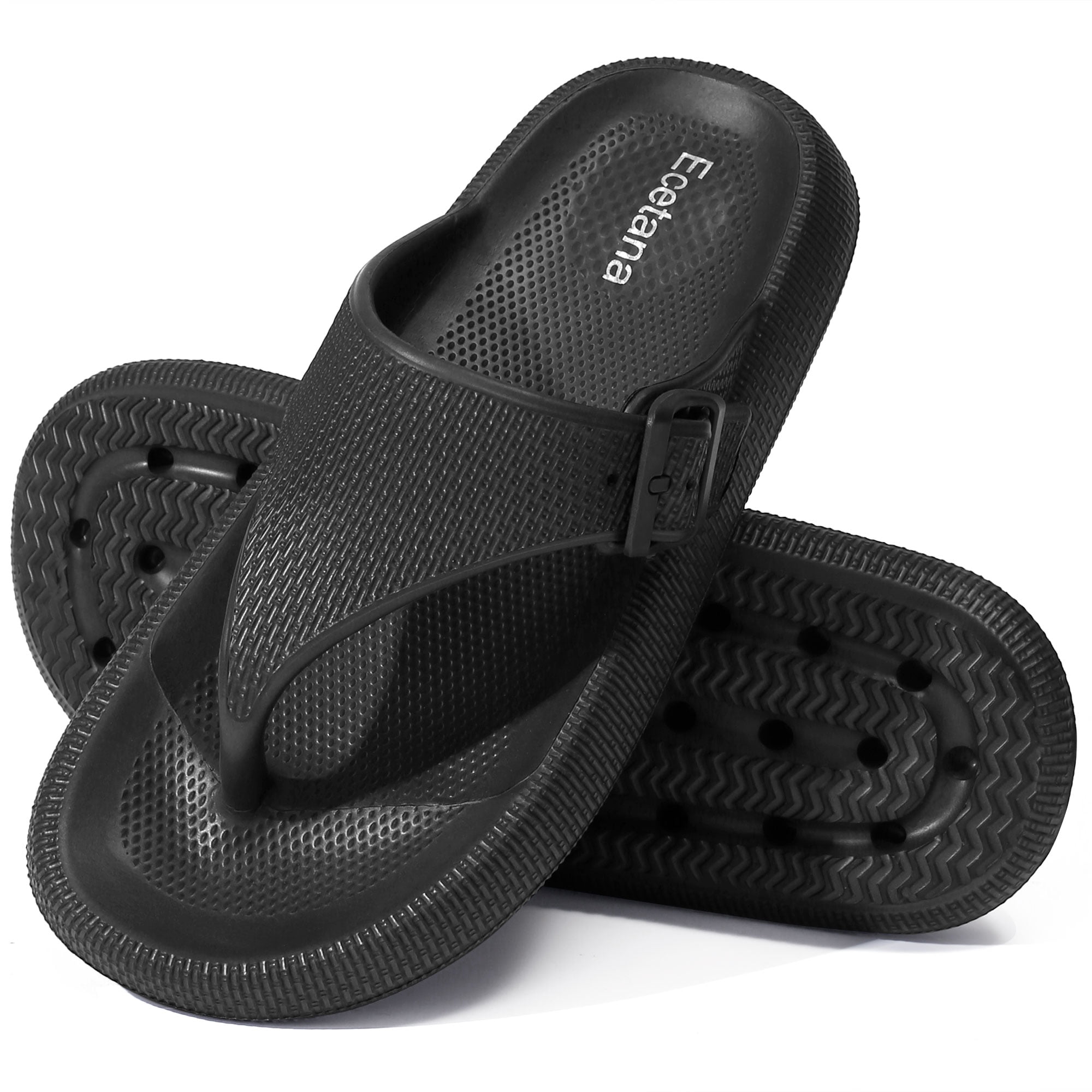 Flip Flops Pillow Slippers for Women Soft Slides Sandals Cushion Beach Shoes