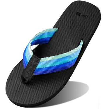 Ecetana Flip Flops for Women Men Summer Thong Sandals Soft Comfort Beach Walking Shoes