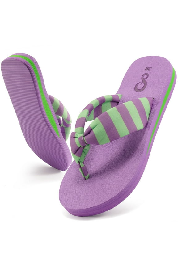 Flip Flops for Women Yoga Mat Thong Sandals Comfortable Clip Toe Slippers Summer Beach Sandals