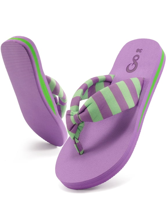 Flip Flops for Women Yoga Mat Thong Sandals Comfortable Clip Toe Slippers Summer Beach Sandals