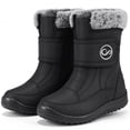 thumbnail image 1 of Ecetana Girls Boys Kids Snow Boots Waterproof Slip Resistant Outdoor Winter Shoes, 1 of 6