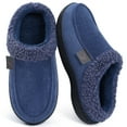 thumbnail image 1 of Ecetana House Slippers for Men Memory Foam Fuzzy Slippers Non Slip House Shoes for Men Indoor/Outdoor, 1 of 7