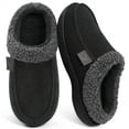 thumbnail image 1 of Ecetana House Slippers for Men Memory Foam Fuzzy Slippers Non Slip House Shoes for Men Indoor/Outdoor, 1 of 7