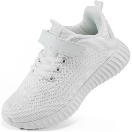 Ecetana Kids Sneakers Lightweight Breathable Mesh Sports Running Shoes for Boys Girls