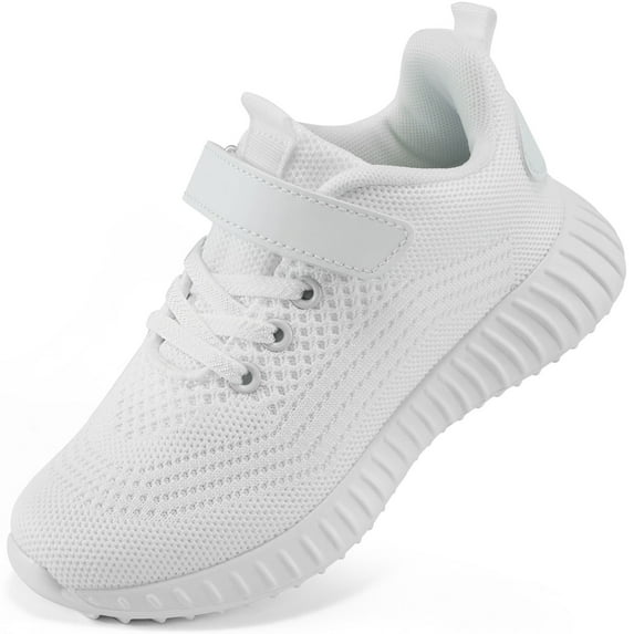 Ecetana Kids Sneakers Lightweight Breathable Mesh Sports Running Shoes for Boys Girls