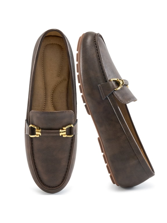 Loafers for Women Flats Shoes Business Casual Slip On Work Flats Comfort Lightweight Penny Loafer