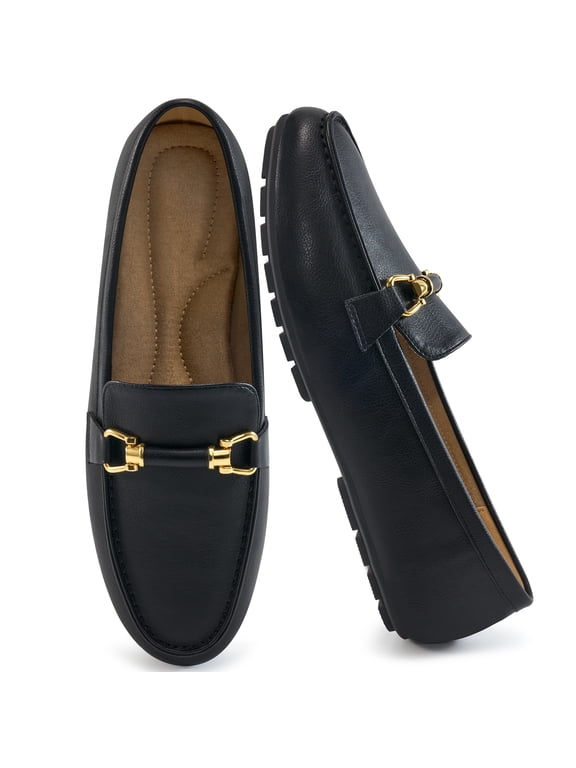 Loafers for Women Flats Shoes Business Casual Slip On Work Flats Comfort Lightweight Penny Loafer