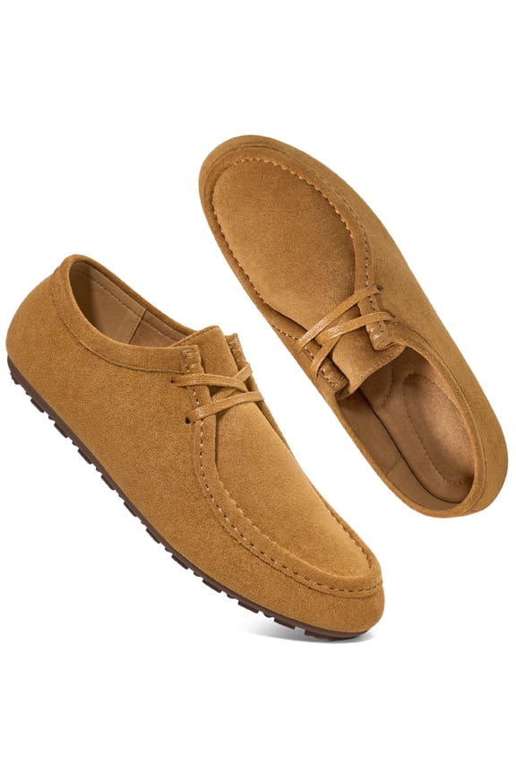 Loafers for Women Suede Slip on Work Flats Shoes Womens Dressy Casual Walking Shoes