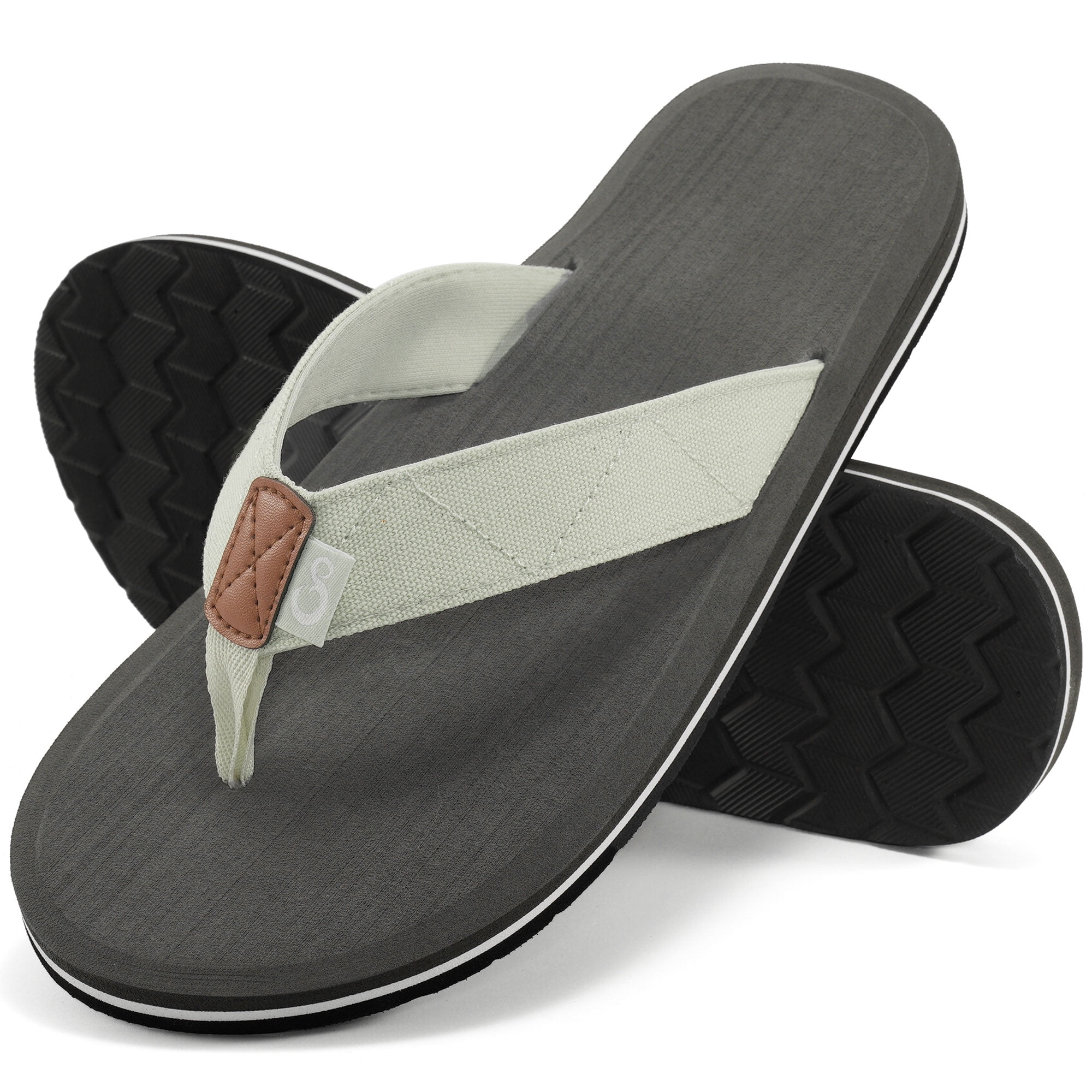 Walmart Coupons of Ecetana Men's Flip Flops Beach Thong Sandals Comfortable Outdoor Slippers