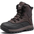 thumbnail image 1 of Ecetana Men's Waterproof Hiking Snow Boots Non-Slip Warm Ankle Boots for Trekking, 1 of 8