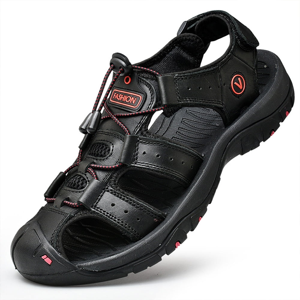 Ecetana Men's Sport Sandals Outdoor Hiking Sandals Athletic Walking ...