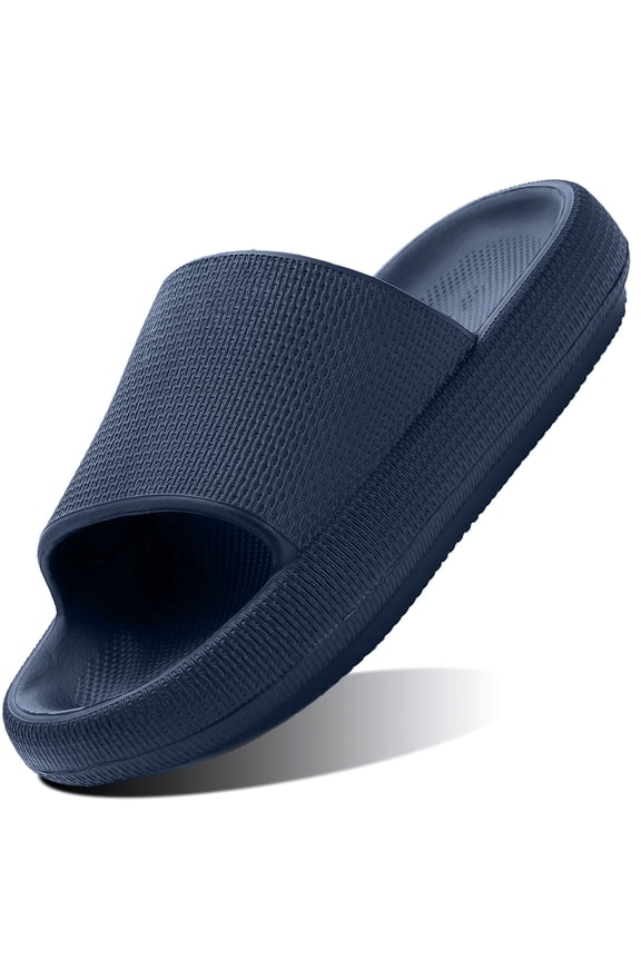 Pillow Slippers for Women Non Slip Shower Slides Bathroom Sandals