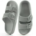 thumbnail image 1 of Ecetana Slides Sandals for Women Cloud Slides Pillow House Sandals Non-slip Shower Shoes, 1 of 8
