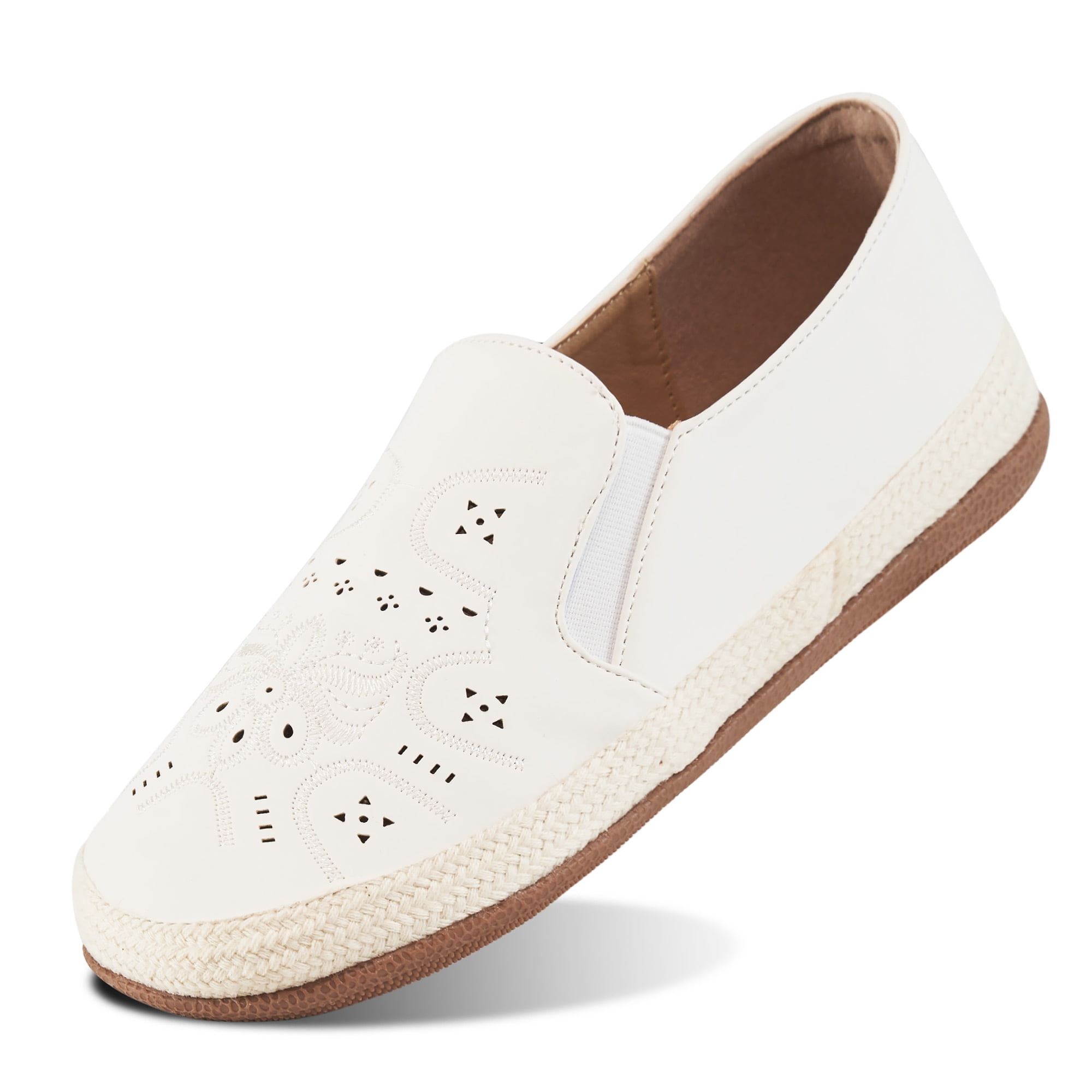 Ecetana Slip on Shoes for Women Breathable Fashion Sneakers Comfortable Casual Shoes