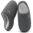 thumbnail image 1 of Ecetana Slippers for Men Memory Foam Cotton Slippers Comfort Warm Slip On House Shoes, 1 of 6