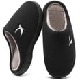 thumbnail image 1 of Ecetana Slippers for Men Memory Foam Cotton Slippers Comfort Warm Slip On House Shoes, 1 of 6