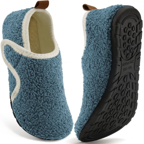 Slippers for Women Fuzzy Slippers Warm Slip On House Sock Shoes with Hook Loop