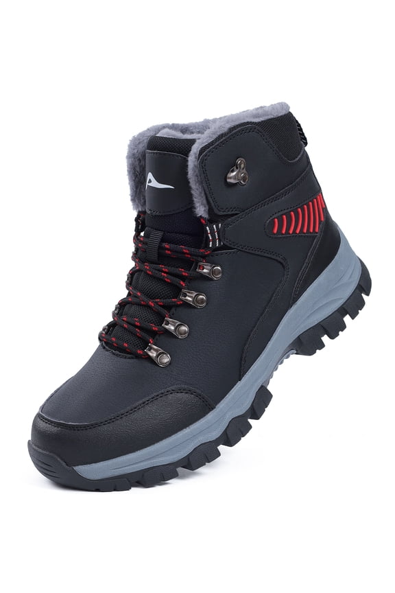 Snow Boots for Men Winter Warm Ankle Boots Non-Slip Waterproof Outdoor Hiking Shoes