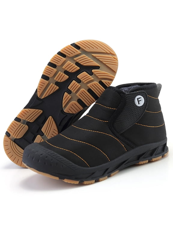 Snow Boots for Men Winter Warm Waterproof Outdoor Hiking Shoes
