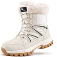 thumbnail image 1 of Ecetana Snow Boots for Women Mid-Calf Winter Boots Lace Up Non-Slip Outdoor Hiking Boots, 1 of 7