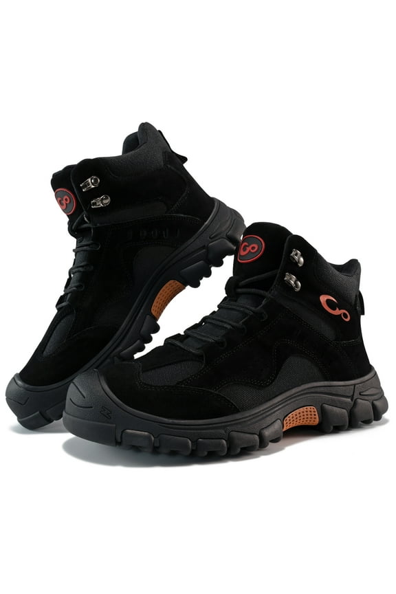 Steel Toe Work Boots for Men Safety Industrial Construction Shoes