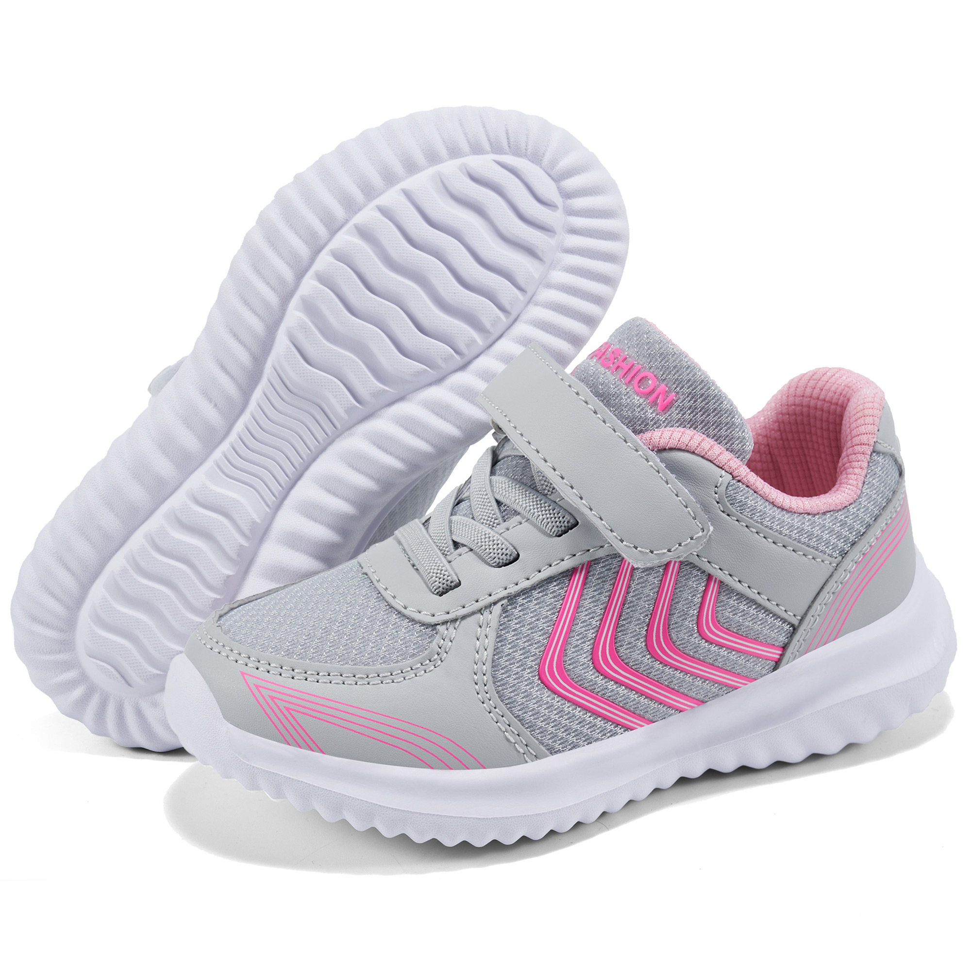 Ecetana Toddler Boys Girls Sneakers Kids Lightweight Breathable Tennis Walking Shoes